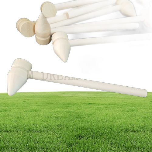 Mini Wooden Hammer Wood Mallets For Seafood Lobster Crab Shell Leather Crafts Jewelry Crafts Dollhouse Playing House Supplie4530065