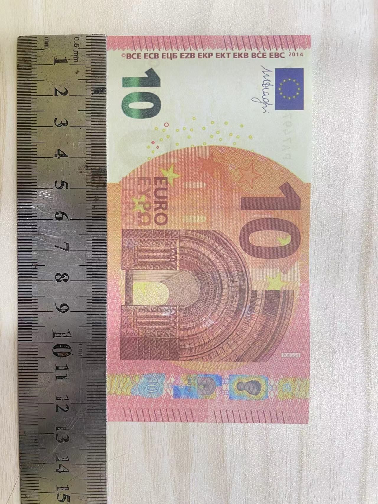 Copy Money Actual 1:2 Size Euro Pound Counterfeit Currency Prop Party Bar Simulation Kfwmw