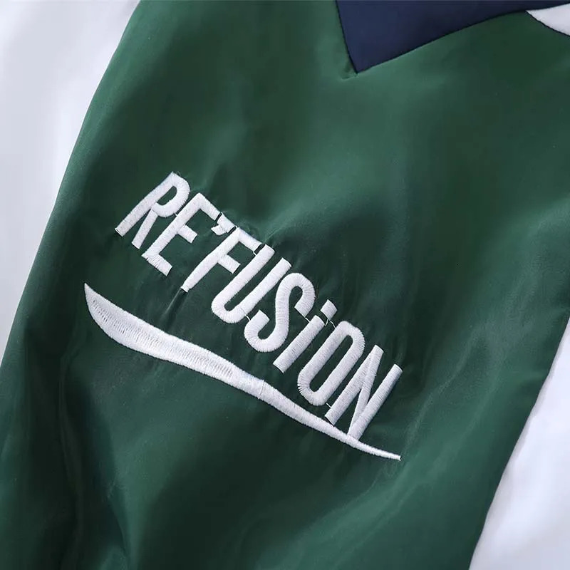 Spring Fall Varsity Jacket Men Patchwork Embroidery Bomber Jacket Casual Street Loose Zipper Coat Women Couple College Jackets 240126