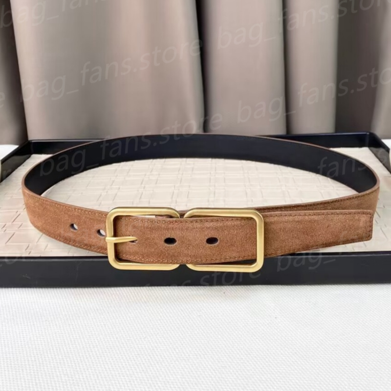 (go off picture not the description) Designer Belts for Women Fashion Belt with Gold Logo with Box Couples Gifts 18493 26075