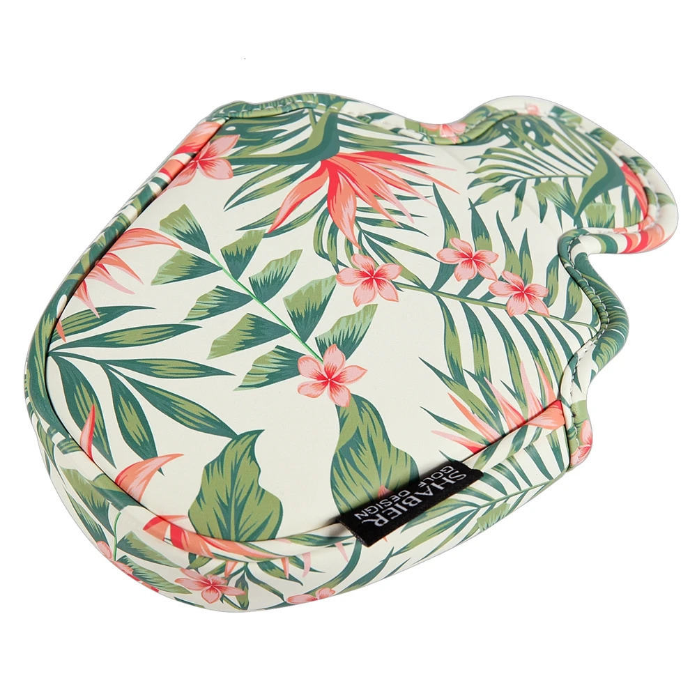 Hawaii Style Printing Putter Cover with Magnetic Closure Golf Mallet Headcover 240122