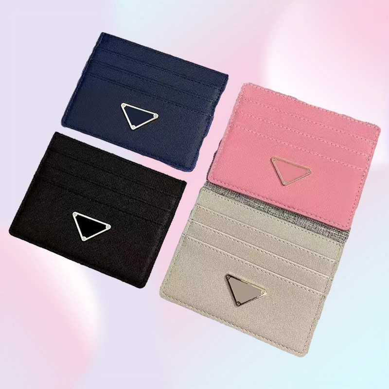 Allmatch Card Holders Fashion Womens men Purses With Box Designer purse Double sided Credit Cards Coin Mini Wallets P50117