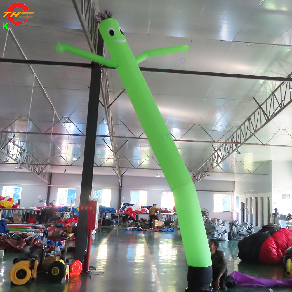 5mH (16.5ft) With blower Free Ship Outdoor Activities Advertising Custom Made Air Dancer Yellow Sky Dancers Wacky Waving Inflatable Tube Guy