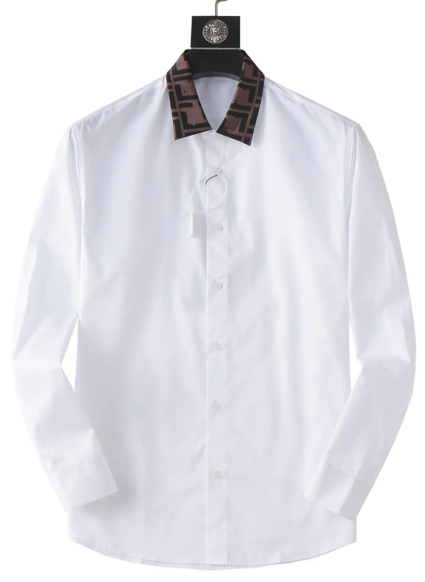 mens designer shirts Mens Dress Shirts Fashion Embroidered Polos men Long sleeved shirt Tees Tops Clothing Sleeve s Clothes A062