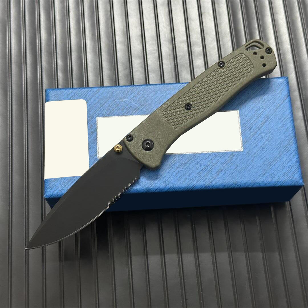 4Models Serrated 535/535-3 Folding Knife 3.24 S30V Blade Nylon Fiber Handle Outdoor Hunt Camp Rescue Survival Tactical Knives 535-1 535BK-4 EDC Tools