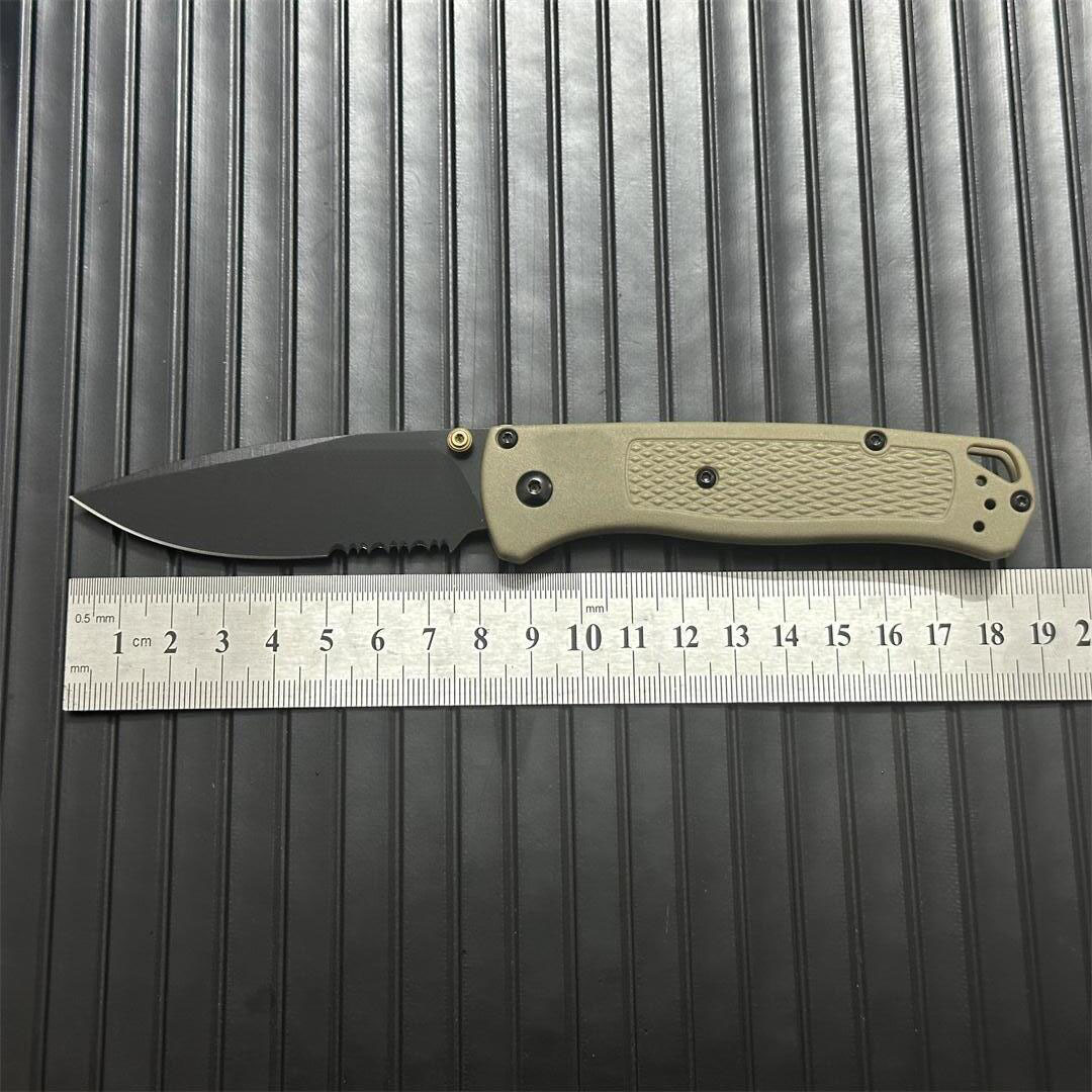4Models Serrated 535/535-3 Folding Knife 3.24 S30V Blade Nylon Fiber Handle Outdoor Hunt Camp Rescue Survival Tactical Knives 535-1 535BK-4 EDC Tools