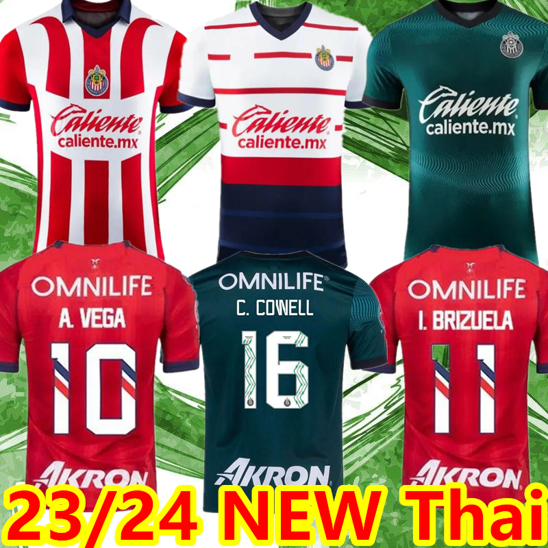 23 24 Guadalajara Soccer Jerseys special Chivas regal chicharito I.BRIZUELA C.CALDERON A.ZALDIVAR A.VEGA home away 3rd 2023 football men women kids shirt red third