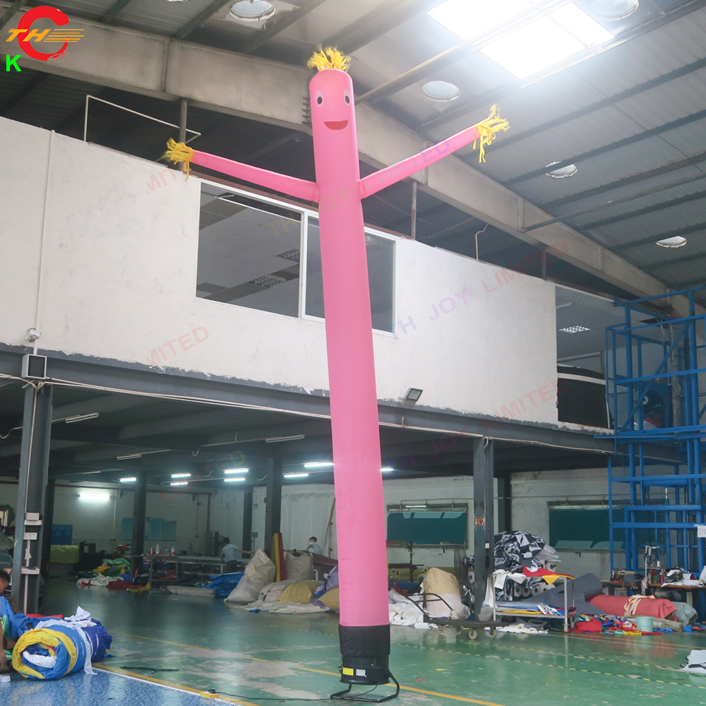 5mH (16.5ft) With blower Free Ship Outdoor Activities Advertising Custom Made Air Dancer Yellow Sky Dancers Wacky Waving Inflatable Tube Guy