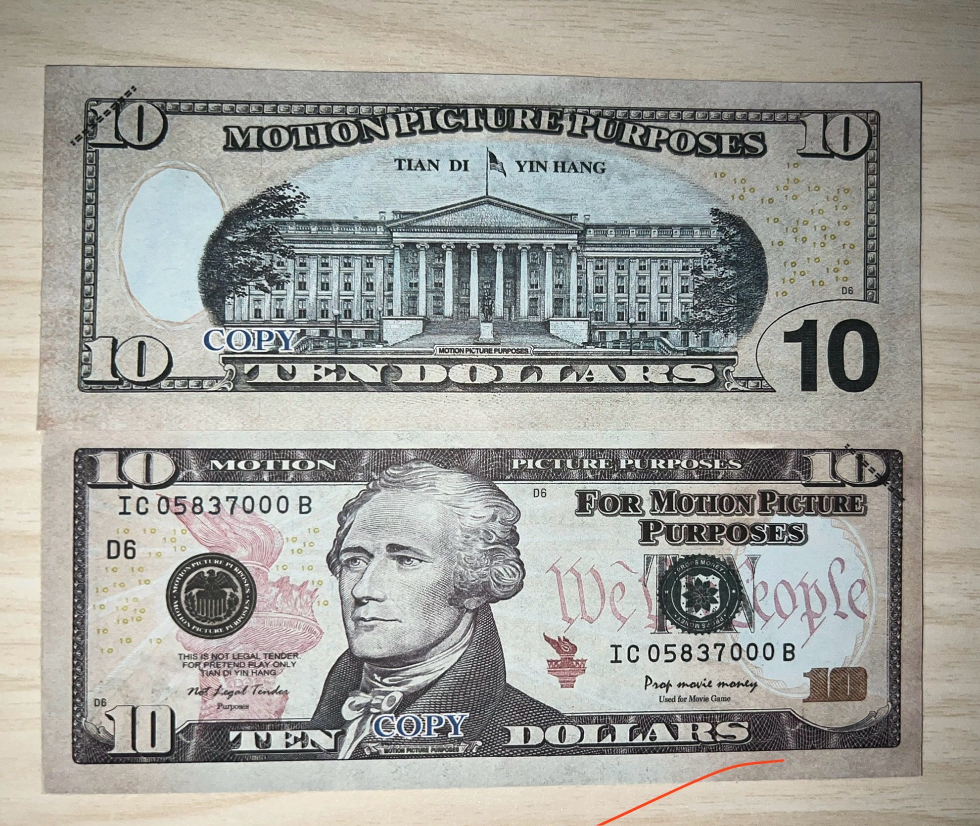 Copy Money Actual 1:2 Size US Million Dollar Bill Goddess Of Liberty Foreign Currency Prop Paper Large Denomination Fun N Fkita aaa