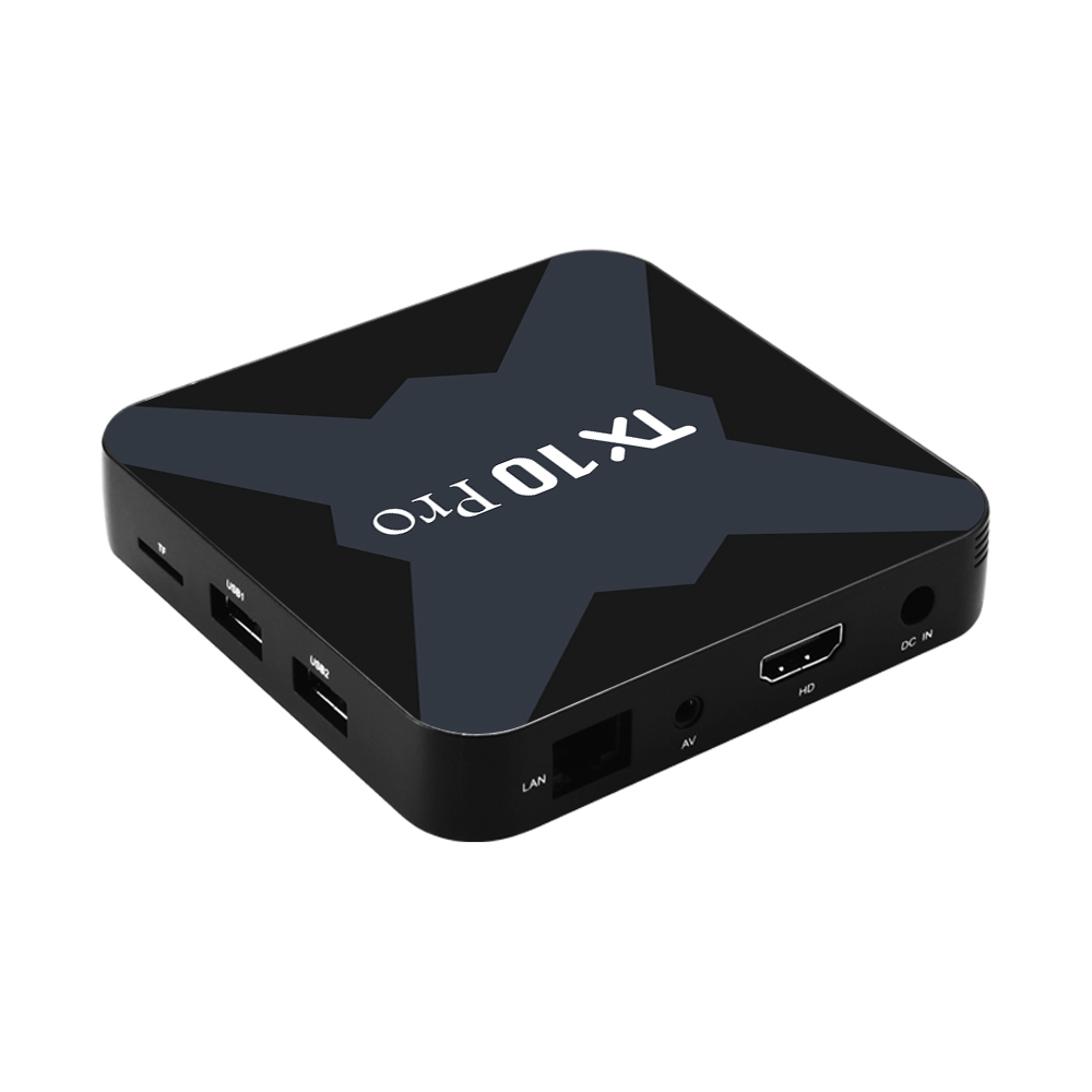 Ship From France 2GB Ram 16GB Rom Tv Box Android 13 Media Player TX10 Pro Smart TVBox Quad Core 5G WIFI 4K Set-Top Boxv Tv Box