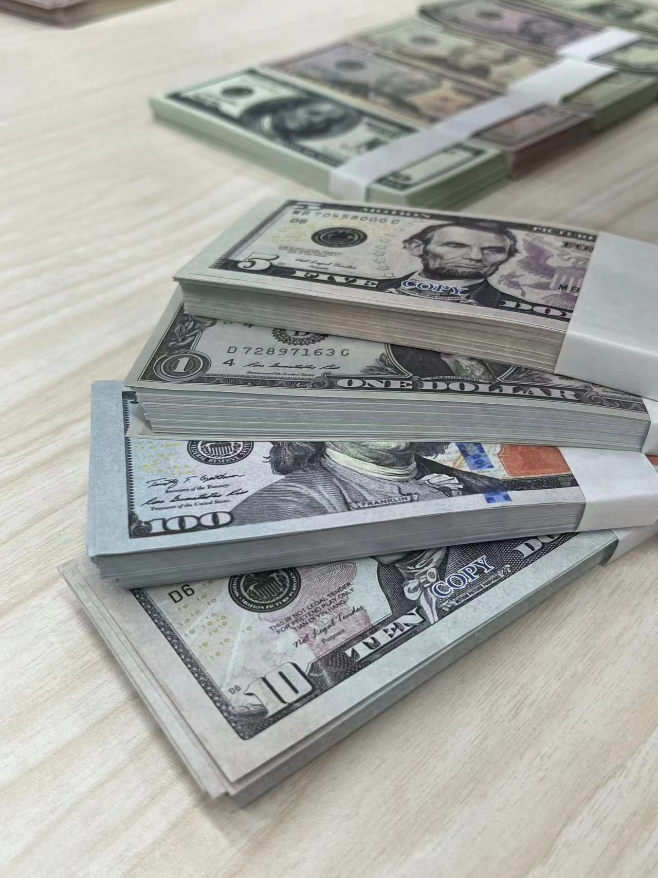 Copy Money Actual 1:2 Size US Million Dollar Bill Goddess Of Liberty Foreign Currency Prop Paper Large Denomination Fun N Fkita aaa