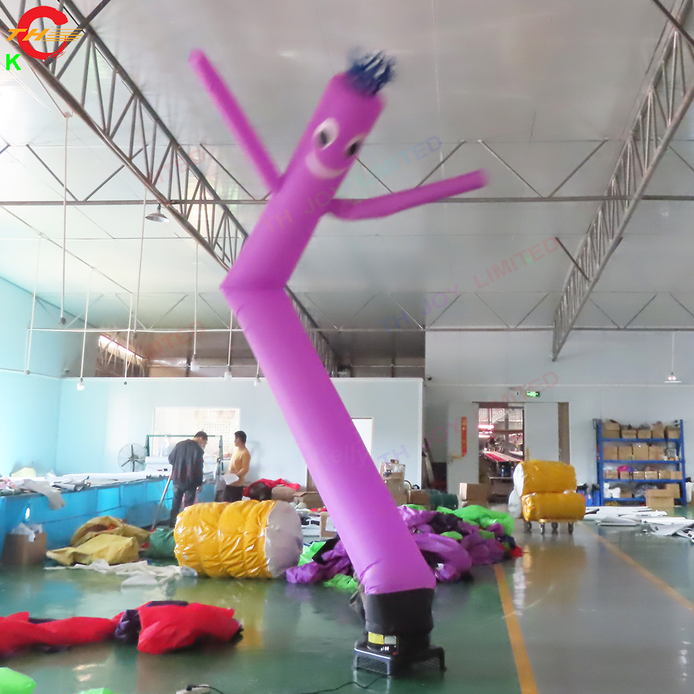 5mH (16.5ft) With blower Free Ship Outdoor Activities Advertising Custom Made Air Dancer Yellow Sky Dancers Wacky Waving Inflatable Tube Guy