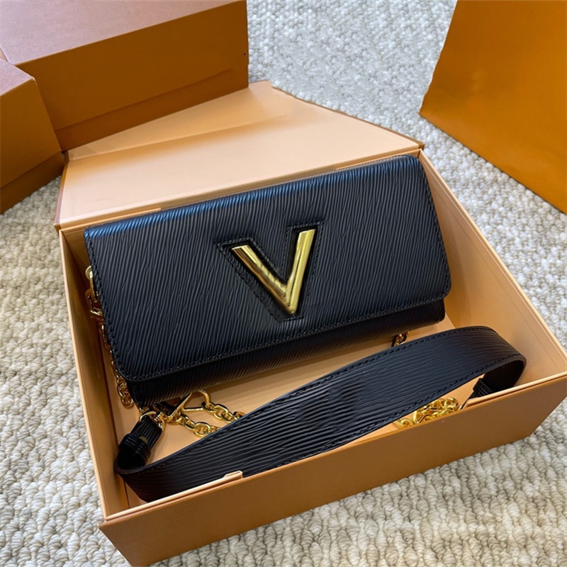 Designer luxury Shoulder Chain Bags designer bag crossbody phone bags small lady totes handbag underarm baguette Leather Multi Color