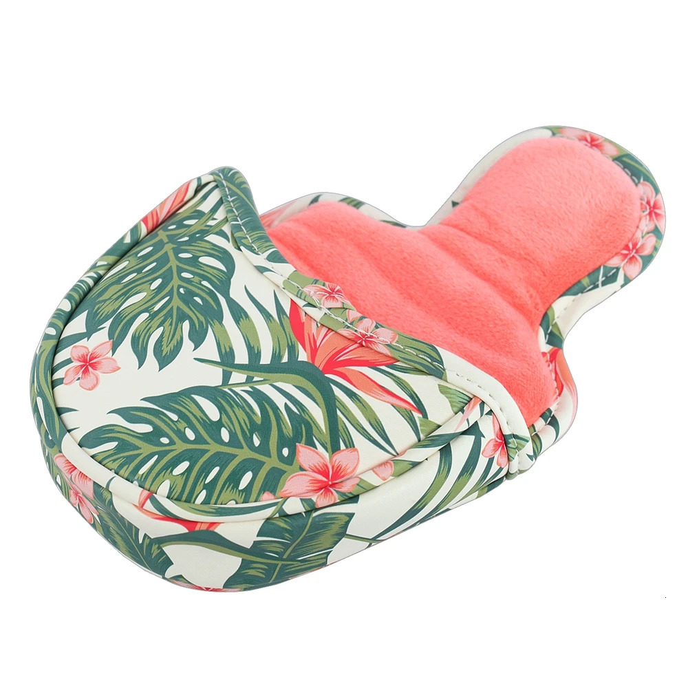 Hawaii Style Printing Putter Cover with Magnetic Closure Golf Mallet Headcover 240122