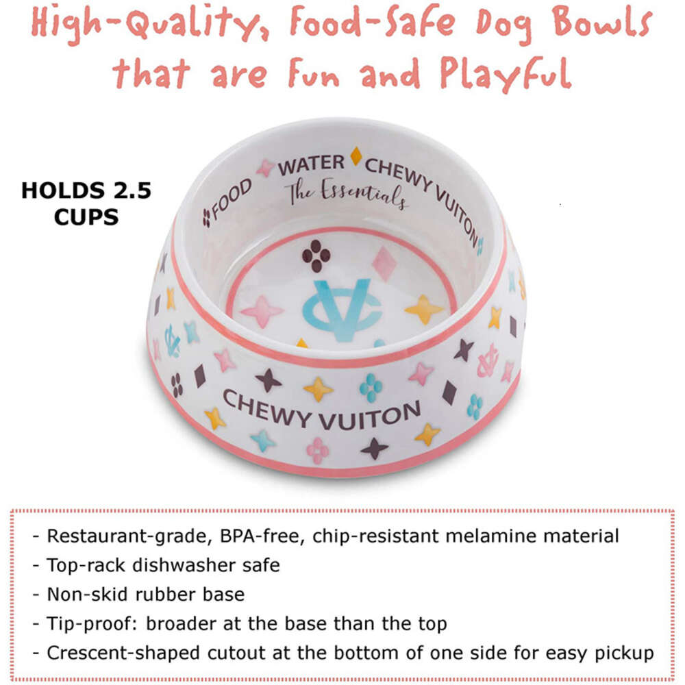 2025 new Dog set Designer Dishwasher Safe Food Grade Non-Skid BPA-Free Malamine Bowls and Durable EVA Feeding Placemats with Fun Brand Parod