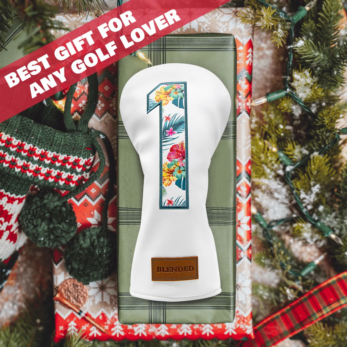Golf Headcovers Summer Fashion Head Cover High Qaulity Driver Wood Set White Premium Leather Fairway Hybrid Wo 240122