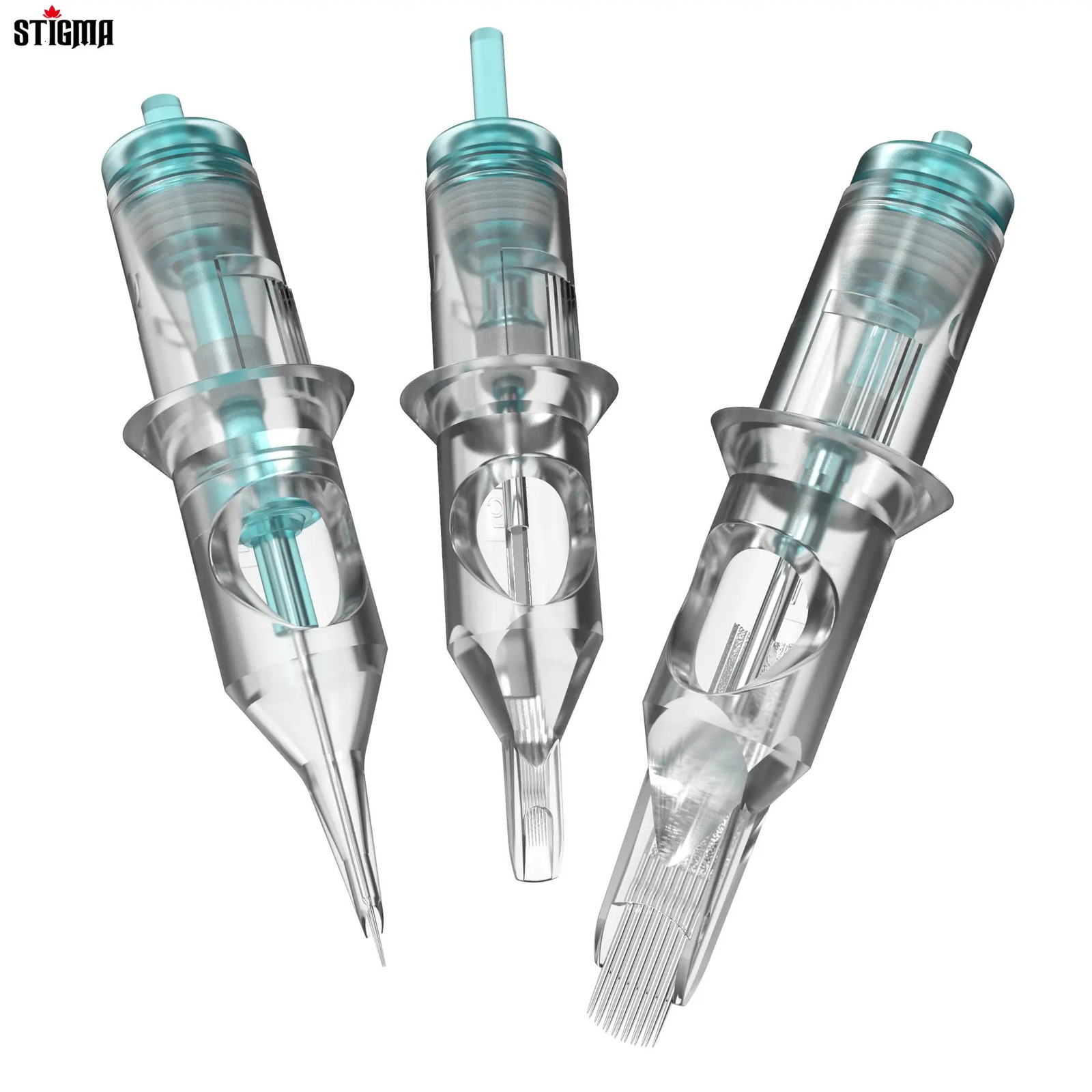 STIGMA 20Pcs Tattoo Needle Cartridge Round Liner Disposable Eyebrow Cartridge 0.3/0.35MM Makeup Tattoo Supplies 240122