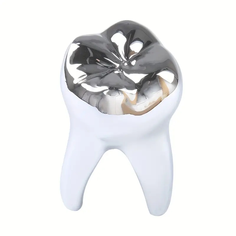 1pc Dentist Gift Small Tooth Model Figurines Ornament Art Crafts Dentistry Gifts Clinic Office Desktop Sculpture Decoration