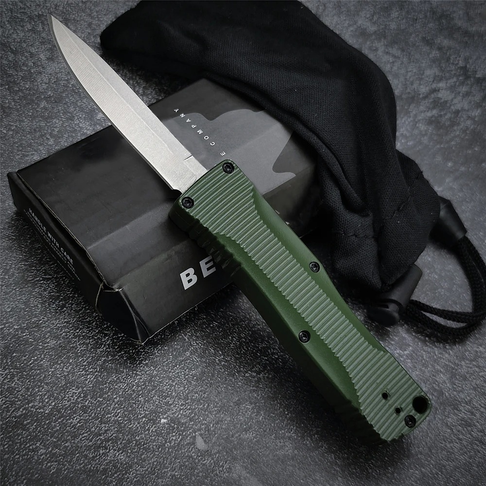 Lanoba BM Om 4850 Knife CPM-S30V Stainless Steel Blade Zinc Alloy Handle With Deep Carry Pocket Clip Wilderness Survival Rescue Knives