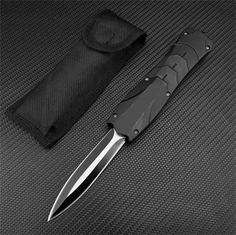 2025 Hot 3Models High Quality A016 /3300 Assisted Pocket Knives 440C Steel Zinc Alloy Handle hined Tactical Gear Outdoor Survival Hunting Knife 4850 7