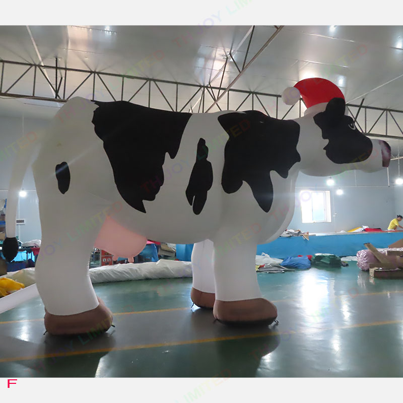 5mH (16.5ft) With blower outdoor activities Custom Giant Inflatable Dutch Dairy Milk Cow for Advertising