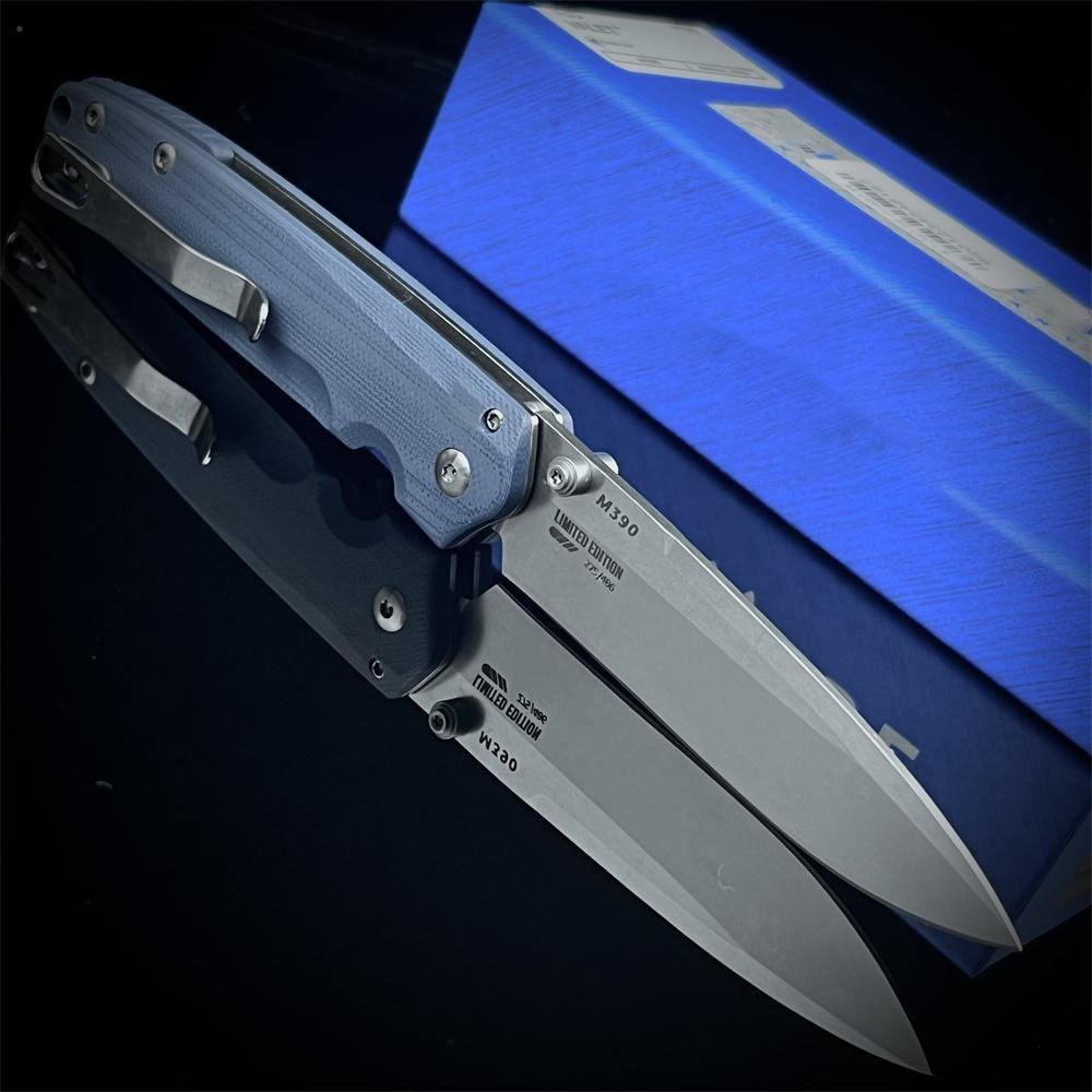 Tactical 485 Valet Pocket Folding Knife M390 Satin Plain Blade G10 Handle Easy To Carry Outdoor Camping Hunting Survival Knives 15535 4850 940 9400 537 533 535 Tools