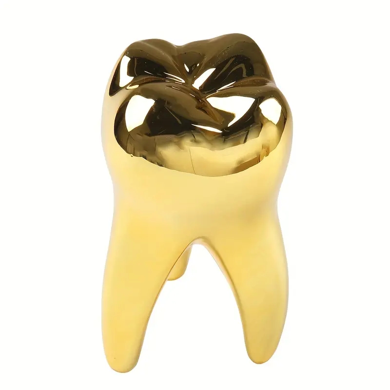 1pc Dentist Gift Small Tooth Model Figurines Ornament Art Crafts Dentistry Gifts Clinic Office Desktop Sculpture Decoration
