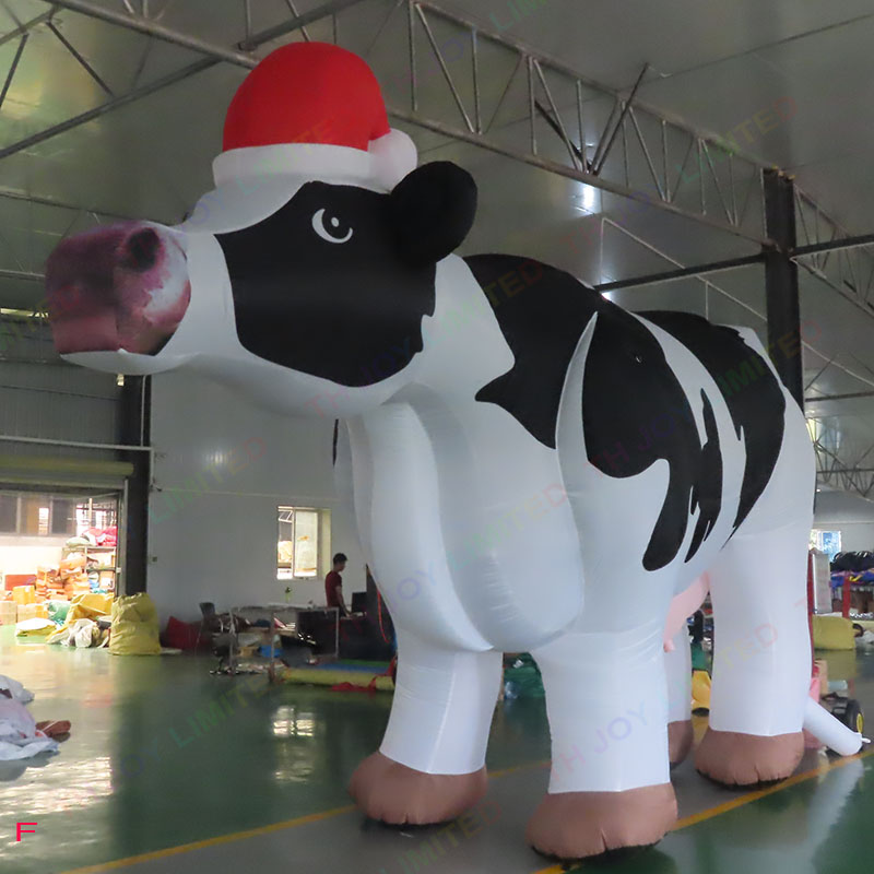 5mH (16.5ft) With blower outdoor activities Custom Giant Inflatable Dutch Dairy Milk Cow for Advertising