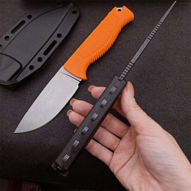 2 Model BM 15006 Steep Country Tactical Fixed Knife Stonewashed Blade Santoprene Handle Outdoor Hunting Survival Combat Military Tools 15080 940