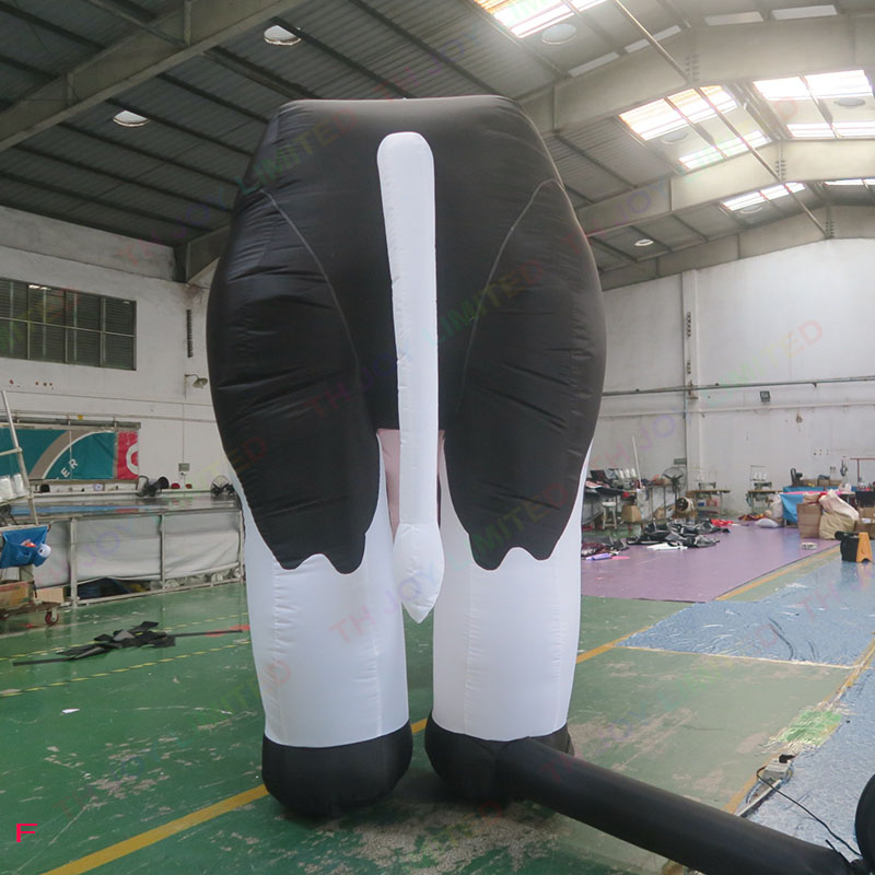 5mH (16.5ft) With blower outdoor activities Custom Giant Inflatable Dutch Dairy Milk Cow for Advertising
