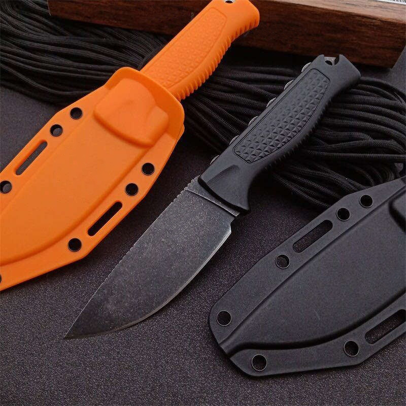 2 Model BM 15006 Steep Country Tactical Fixed Knife Stonewashed Blade Santoprene Handle Outdoor Hunting Survival Combat Military Tools 15080 940