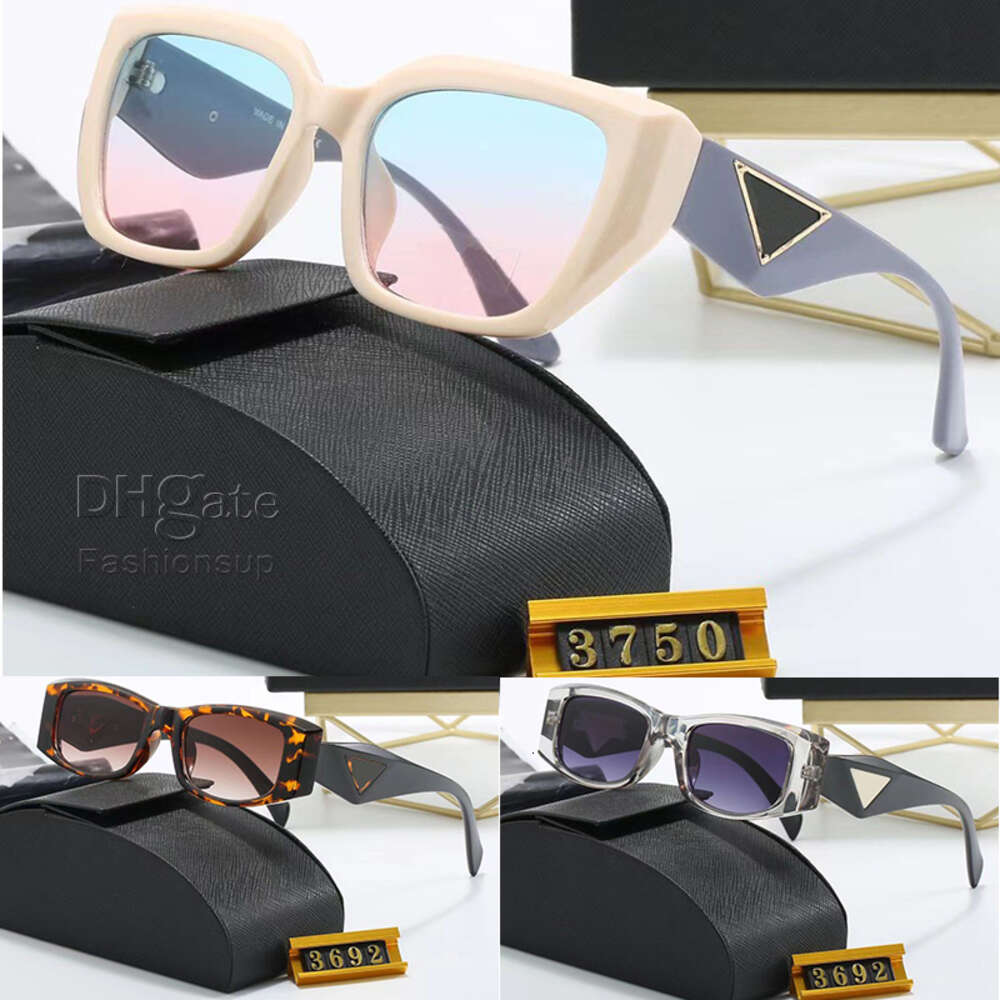 Mens designer sunglasses outdoor shades fashion classic lady sun glasses for women luxury eyewear mix color triangular signature gafas para el sol de mujer