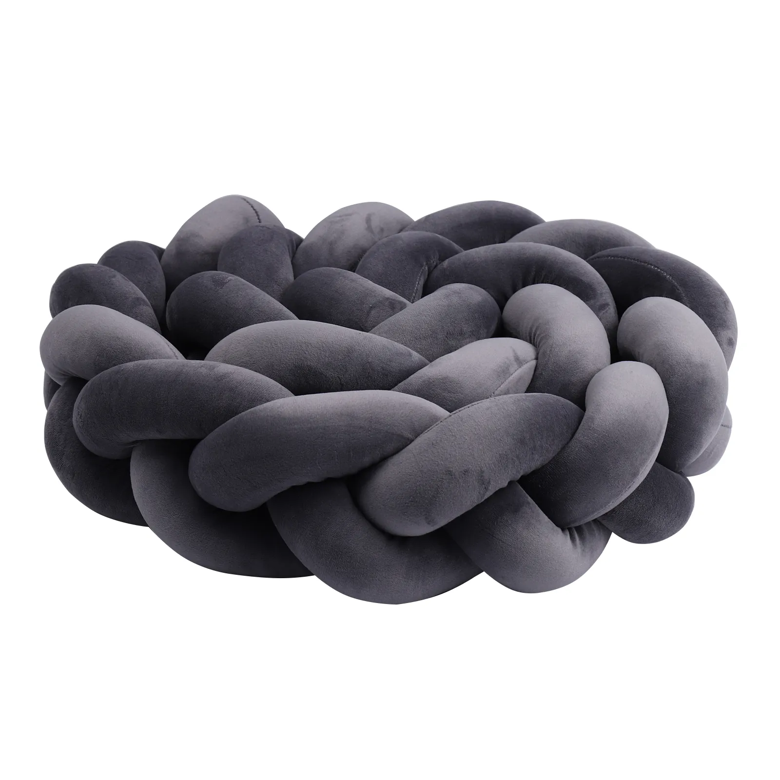 2m Braided Cot Bumper Infant Cradle Pillow Cushion Braid Knot Bumper Crib Bumper Protector Room Decor Tour De Lit Bebe Tresse ZZ