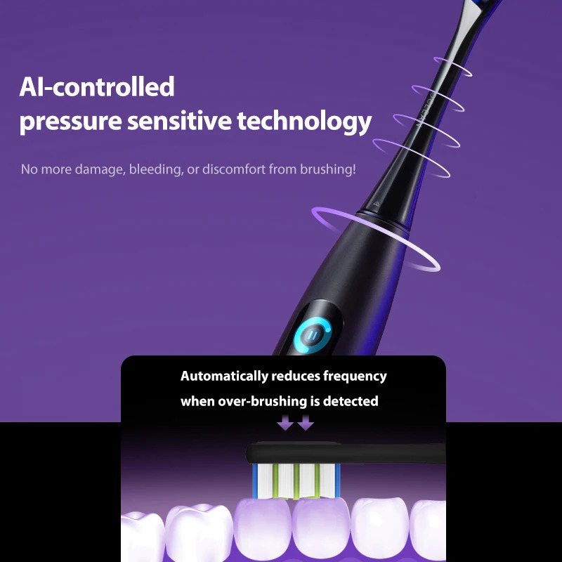Oclean X Pro Smart Sonic Electrical Toothbrush Set IPX7 Whiten Brush Rechargeable Automatic Teethbrushes 240127