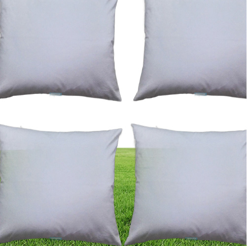 30pcs All Size Plain White Color Pure Cotton Canvas Pillow Cover With Hidden Zipper For CustomDIY Print Blank Cotton Pillow Cover