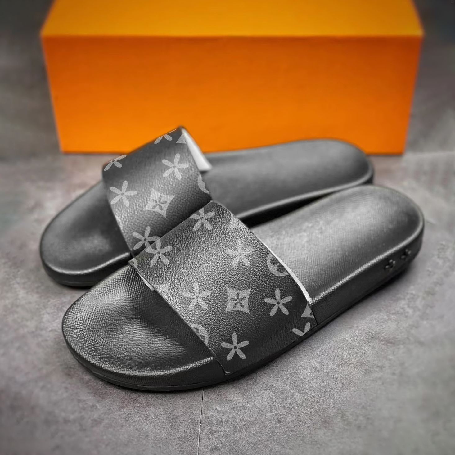 High Quality WATERFRONT Slippers Sandal 2024 New Fashion Mules Women Sliders Casual Shoes Sum louis vuittone lv louievuitton lvt vuitton 11W4