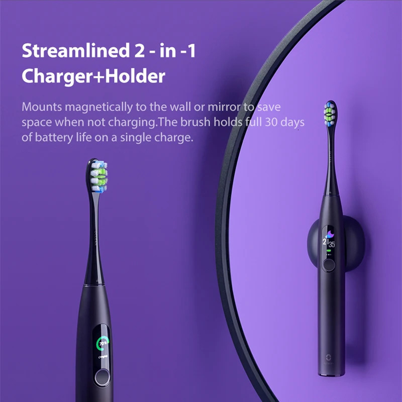 Oclean X Pro Smart Sonic Electrical Toothbrush Set IPX7 Whiten Brush Rechargeable Automatic Teethbrushes 240127