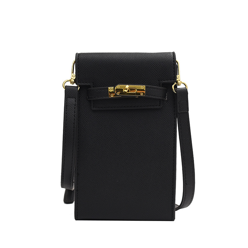 Palm print cowhide mini crossbody bag Women's Spring Summer Trendy and Fashionable Retro Crossbody Versatile One Shoulder Phone Bag