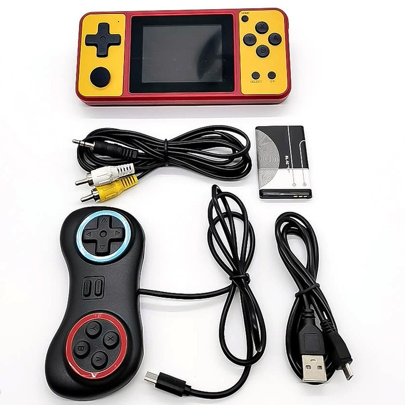 3.0 Inch Large Screen Handheld Video Game Consoles Built In 380 Games Retro Game Player Gaming Console Two Roles Gamepads Birthday Gift Dropshipping