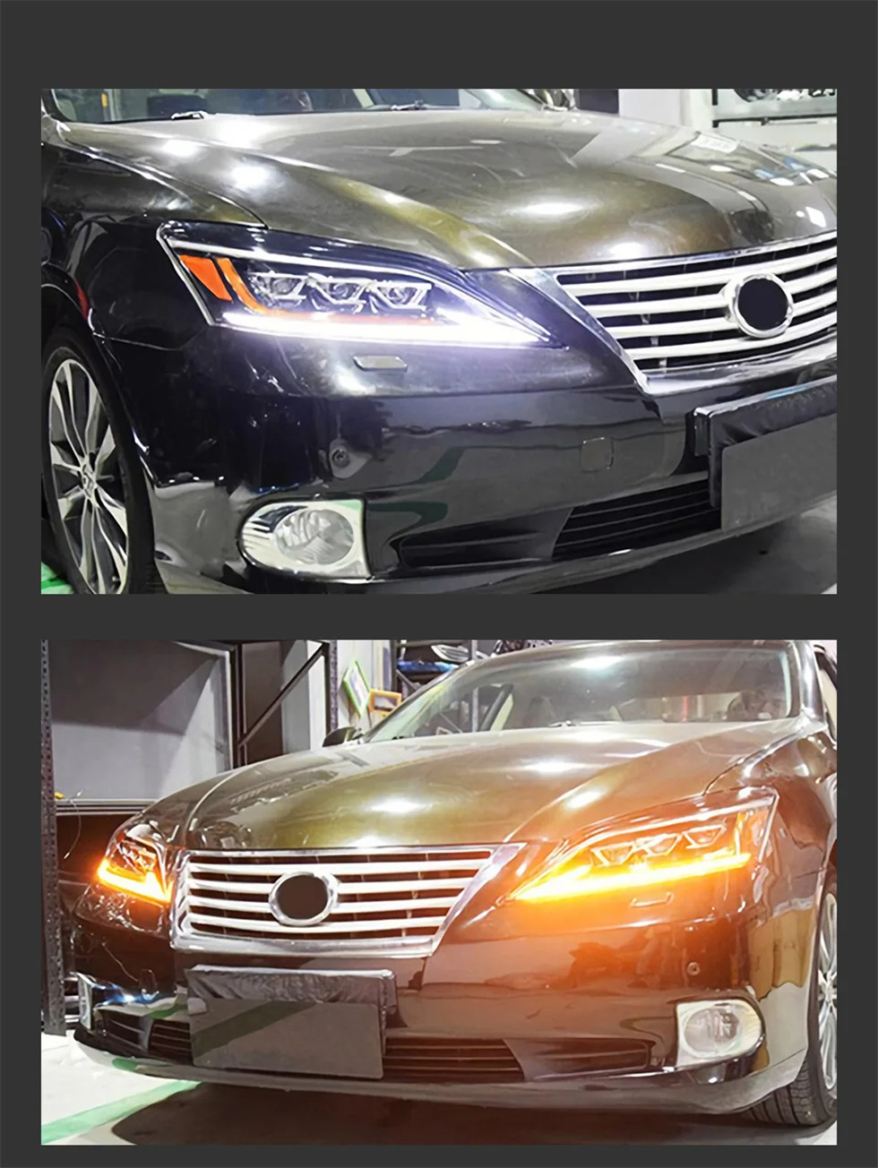 LED Headlight for Lexus ES ES200 2006-2012 ES300 ES250 Headlights Upgrade High Beam Daytime Lights Turn Signal Front Lamp