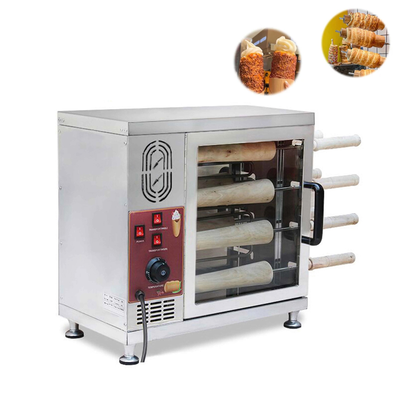 16 Roller Commercial Bread Roll Ice Cream Machine Electric Chimney Cake Oven Kurtos Kalacs Grill Roll Maker Machine