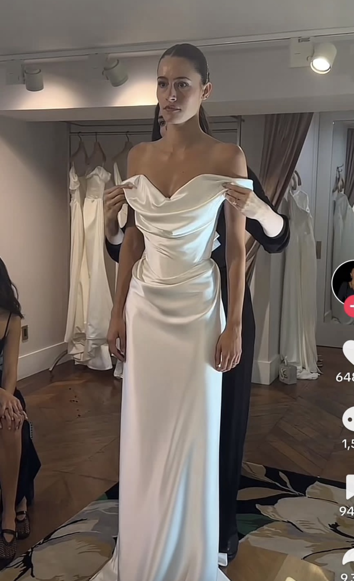 sexy new White Bohemian Beach Mermaid Wedding Dresses sexy 2023 Lace Satin Jewel Lapel Bridal Gowns Sweep Train Length Mermaid Dress Boho Chic Mermaid