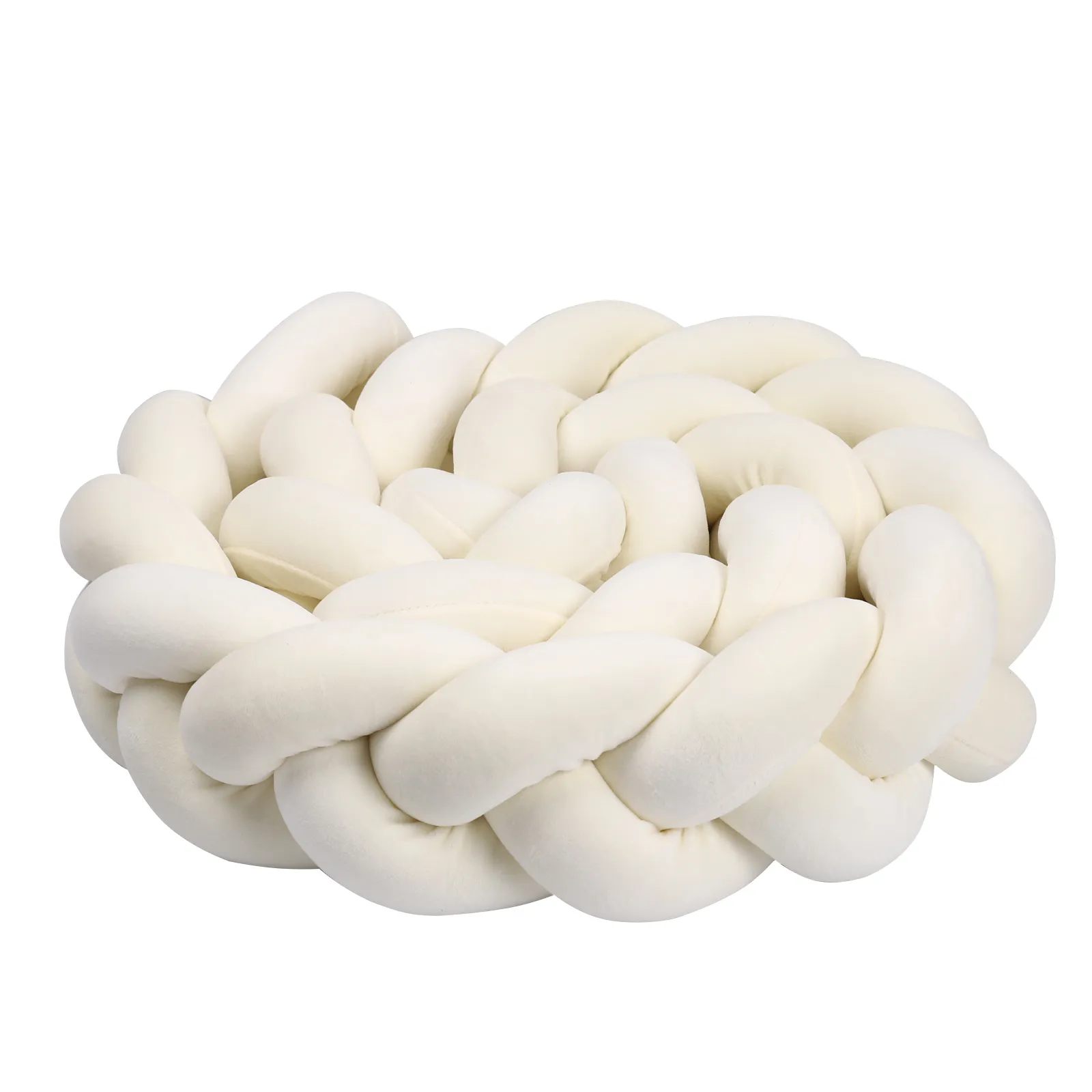 2m Braided Cot Bumper Infant Cradle Pillow Cushion Braid Knot Bumper Crib Bumper Protector Room Decor Tour De Lit Bebe Tresse ZZ