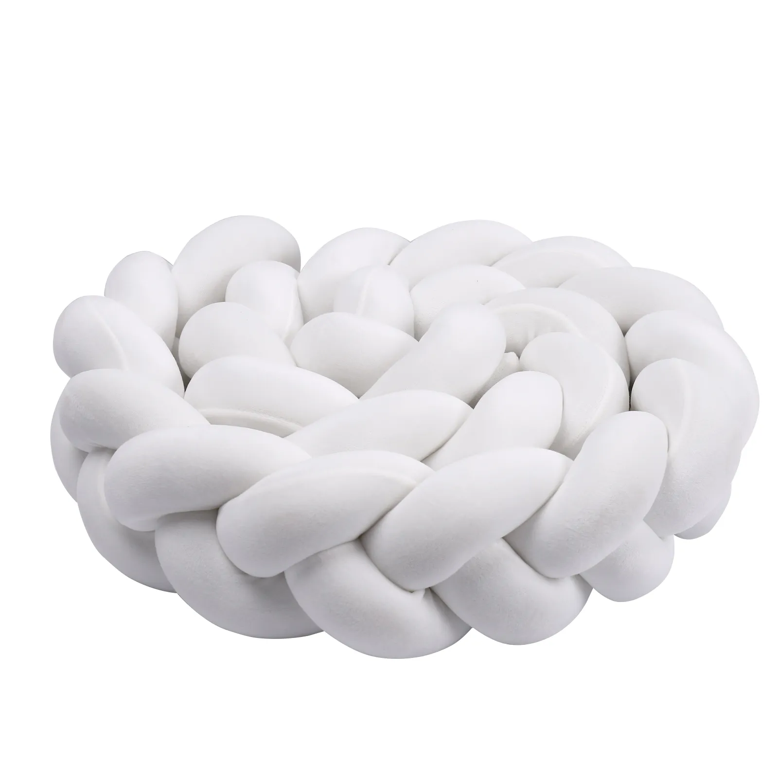 2m Braided Cot Bumper Infant Cradle Pillow Cushion Braid Knot Bumper Crib Bumper Protector Room Decor Tour De Lit Bebe Tresse ZZ