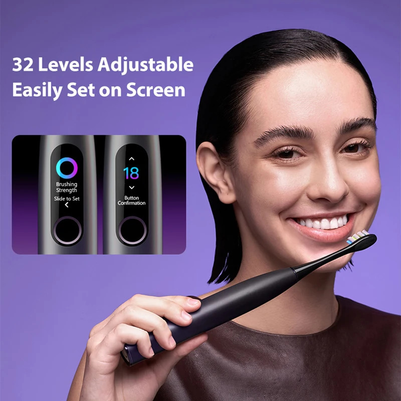Oclean X Pro Smart Sonic Electrical Toothbrush Set IPX7 Whiten Brush Rechargeable Automatic Teethbrushes 240127