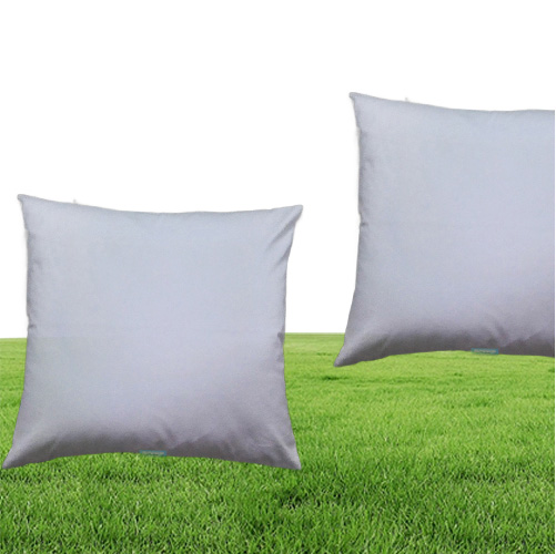 30pcs All Size Plain White Color Pure Cotton Canvas Pillow Cover With Hidden Zipper For CustomDIY Print Blank Cotton Pillow Cover