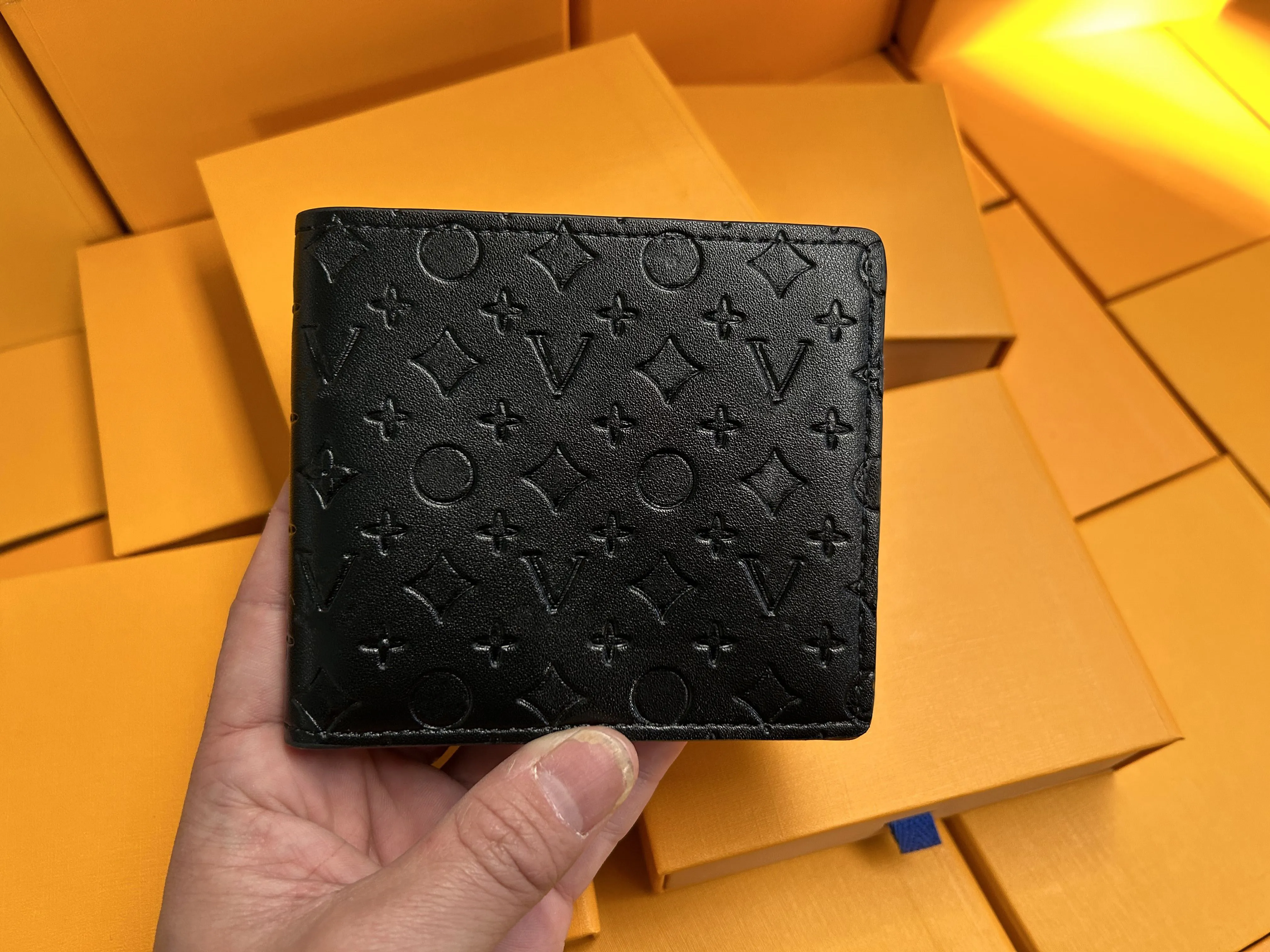 High quality Folding wallets cardholder plaid luxurys mens designers women wallet high end with box Purse credit card holder desigeer bag 20141