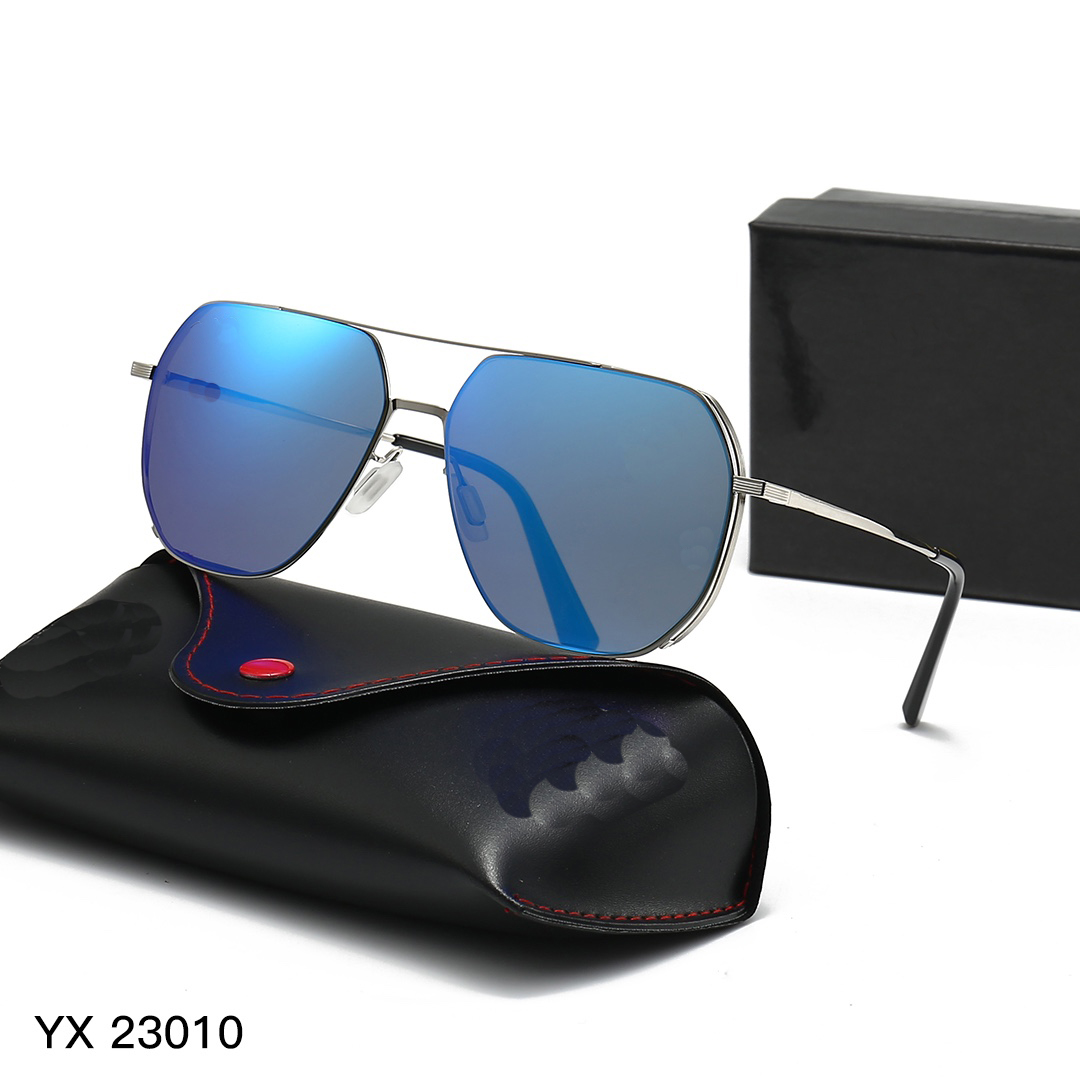 Sunglasses Classic Brand Retro Sunglasses Luxury Designer Eyewear Rays Metal Frame Designers Sun Glasses bans Woman Bands 23010 with box Glass lenses