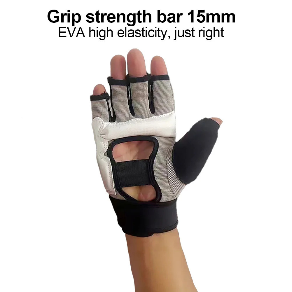 Half Finger Boxing Gloves PU Leather MMA Fighting Kick Boxing Gloves Karate Muay Thai Training Workout Gloves 240125