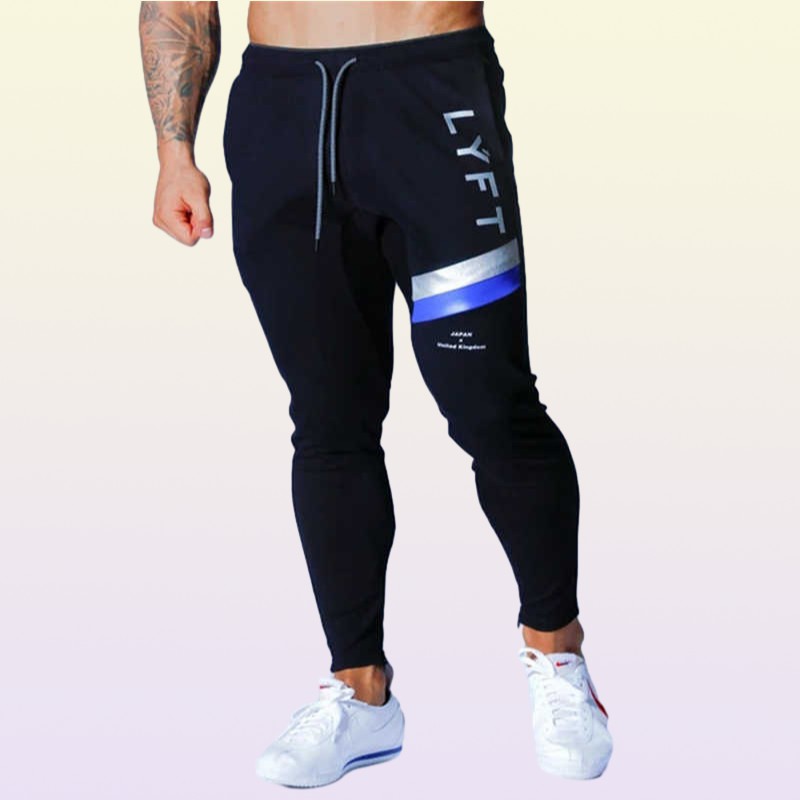 STRETCH PANTS Mens Sweatpants Running Sports Jogging Pants Men Trouser Tracksuit Gym Fitness Bodybuilding Men Pants X0615